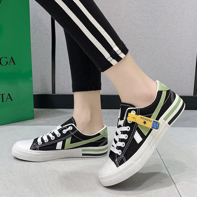 Giày nữ giá rẻ, Giày thể thao nữ CVS, Sneakers Canvas Flat Shoes (A15)