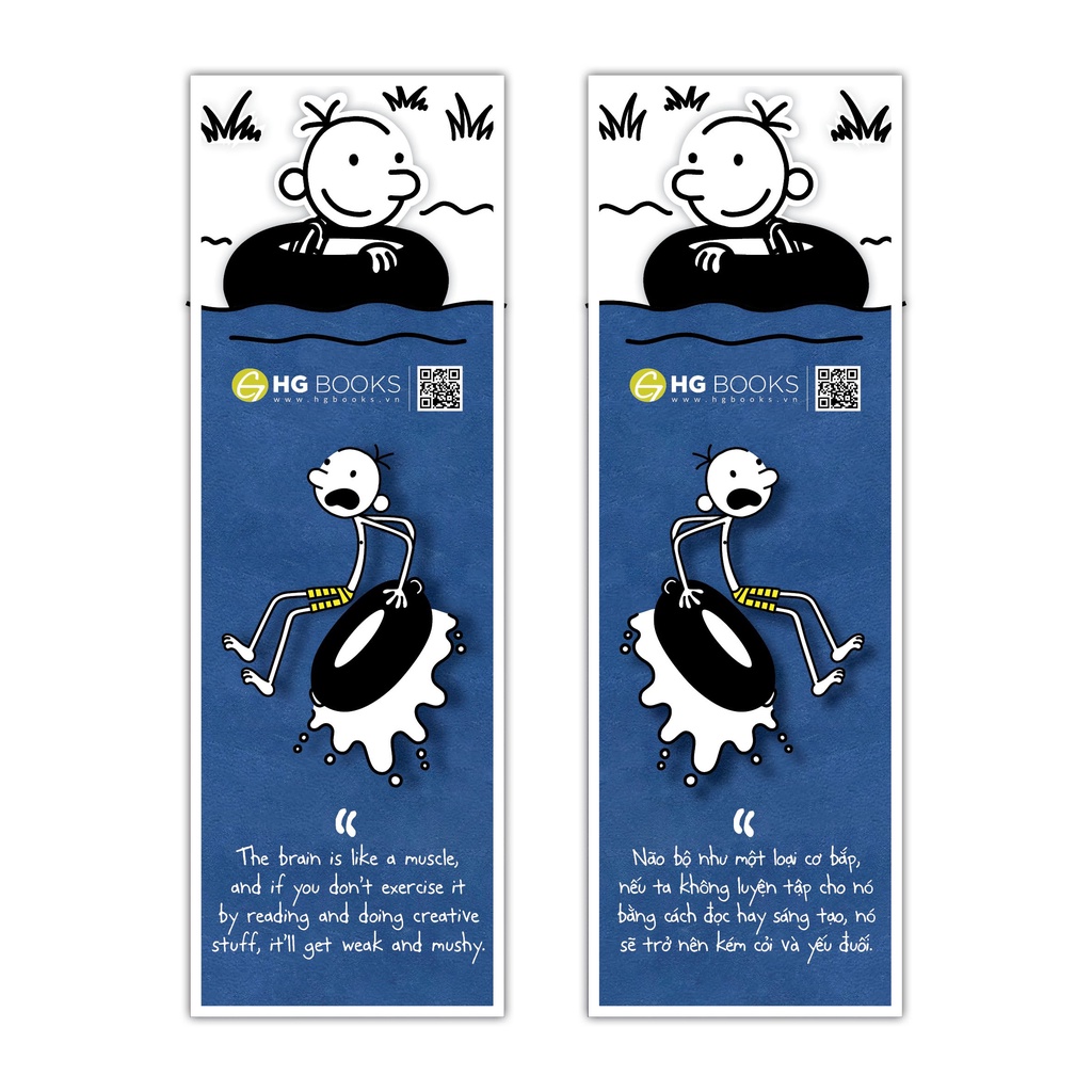 Bookmark Chú Bé Nhút Nhát (5 chiếc/bộ), thương hiệu HG Books