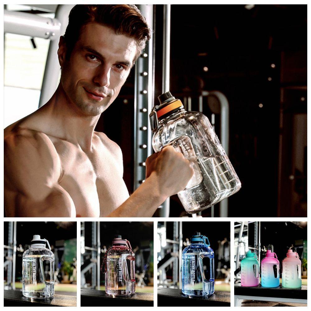 KUNHEV Bình Nước Dung Tích Lớn Có Tay Cầm Tiện Dụng Mang Theo Du Lịch Cắm Trại