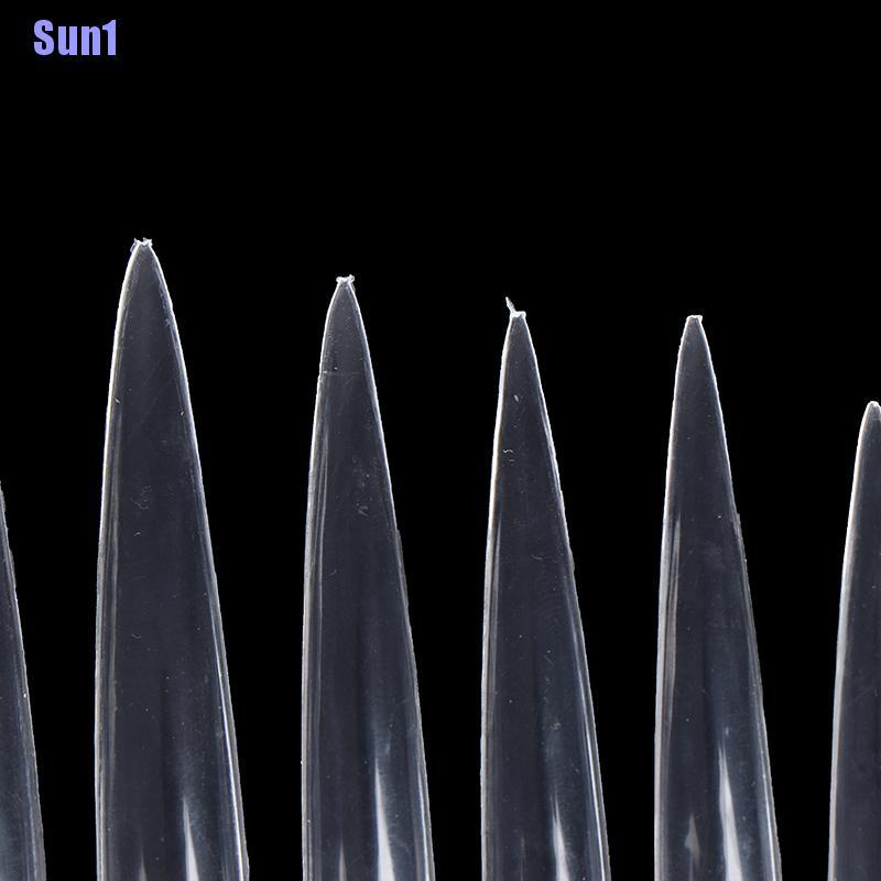 Bộ 10 Móng Tay Giả Che Phủ Nửa Móng Tay Siêu Dài