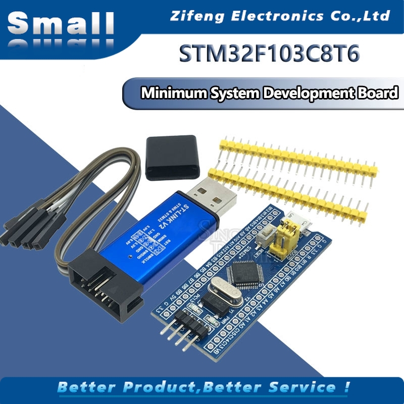 Bảng Mạch Phát Triển Stm32F103C8T6 Arm Stm32 Cho Arduino Kit St-Link V2 Mini Stm8