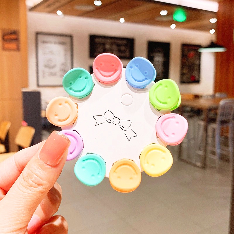 Kẹp tóc cho bé, Kẹp tóc mini càng cua nhiều màu sắc đáng yêu (10psc) Baby-S – SP153