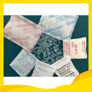 [Silicagel 1Gr] Cân Ký 50g đến 500g Hạt Hút Ẩm Silica Gel Loại 1Gram - Hạt chống ẩm mốc, khử mùi, bảo quản thực phẩm