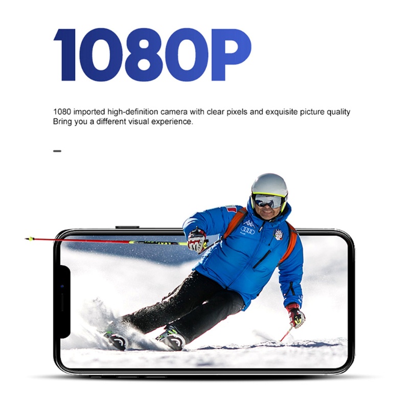Camera Mini X6 WIFI Hồng Ngoại 1080P Hỗ Trợ Tầm Nhìn Ban Đêm 155° Máy Quay Góc Rộng Điều Khiển Từ Xa
