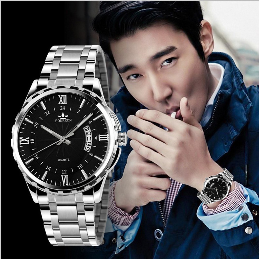 Đồng Hồ Nam Fourron Thép Không Gỉ Cao Cấp | BigBuy360 - bigbuy360.vn