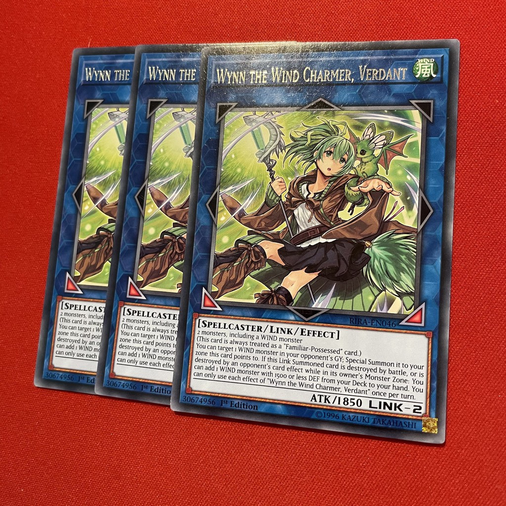 EN]Thẻ Bài Yugioh Chính Hãng] Wynn The Wind Charmer, Verdant