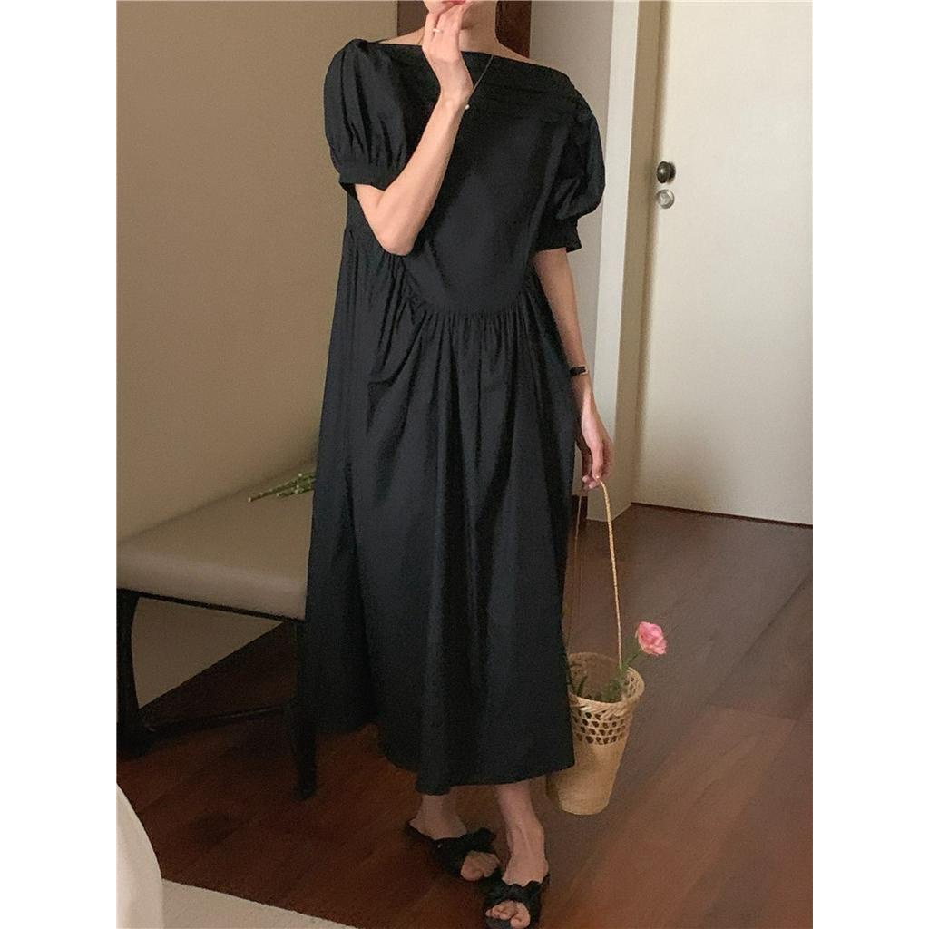 Đầm Thun Rớt Vai Dáng Dài Vừa Phải 60645