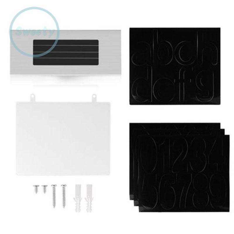 Đèn led hiển thị biển số nhà 0-9 sử dụng năng lượng mặt trời tiện lợi