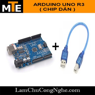 Module arduino UNO R3  chip dán ch340 (board phát triển) Kèm cáp