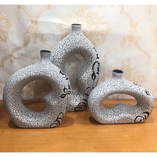 Bộ 3 lọ hoa Bát Tràng