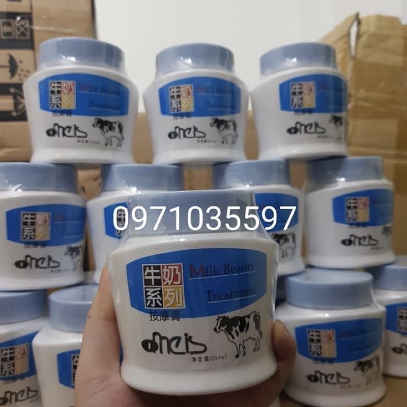 Kem Massage Sữa Bò Massage Cream Giúp Da Trắng Sáng, Săn Chắc, Tràn Đầy Sức Sống - Dùng Trong Spa