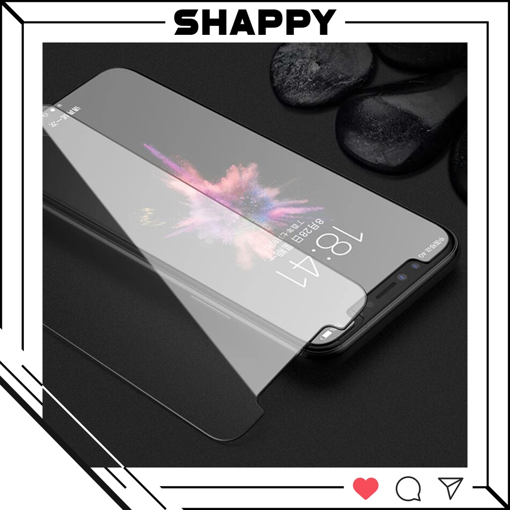 Kính Cường Lực IPhone Bóng Không Full Màn 2.5D IPhone 6/7/8/Plus/X/XR/XsMax/11/12/13/Pro/Max [Shappy Shop]