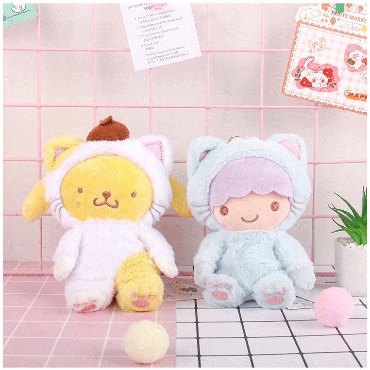 HELLOKITTY Thú Nhồi Bông Hình Hello Kitty Dễ Thương Phong Cách Nhật Bản
