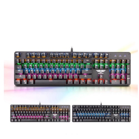 Bàn phím cơ Newmen GM320 Led RGB Blue Switch, Chính Hãn 100%, Bảo Hành 12 Tháng