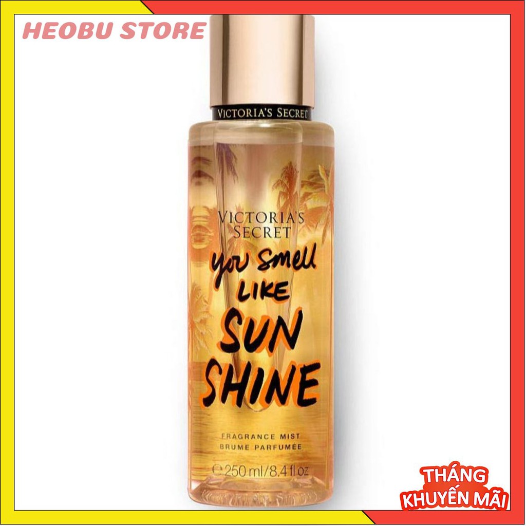 🐷 Xịt Thơm Body Victoria’s Secret You Smell Like Sunshine #heobu