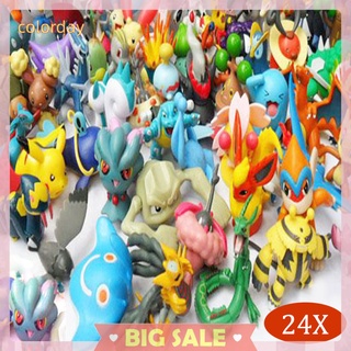 Set 24 mô hình Pokemon mini 2-3cm dễ thương