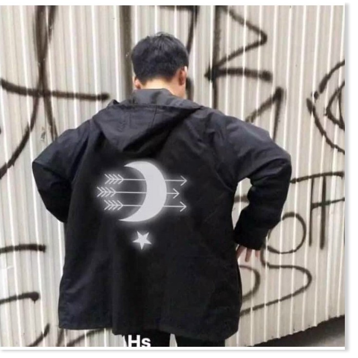ÁO KHOÁC DÙ PHẢN QUANG UNISEX MŨI TÊN MẶT TRĂNG CỰC CHẤT SIÊU ĐẸP KOKO MI STORE