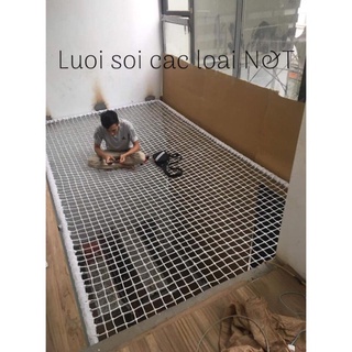 Lưới chắn giếng trời kích thước 15m vuông
