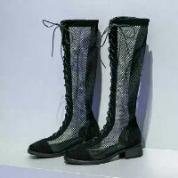 Order ( kèm ảnh thật)  boots da lưới, cao 3p ..