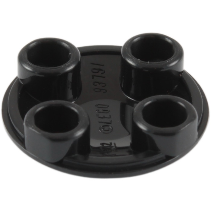 Gạch lẻ LEGO chính hãng Plate 2 x 2 Round with Rounded Bottom (2654 / 28558)