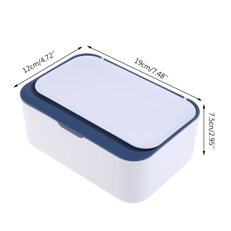 Hộp Đựng Khăn Giấy Ướt Để Bàn Có Nắp Chống Bụi