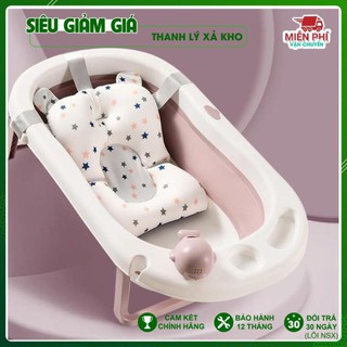 TIỆN LỢI-Chậu tắm gấp gọn kèm phao tắm cho bé