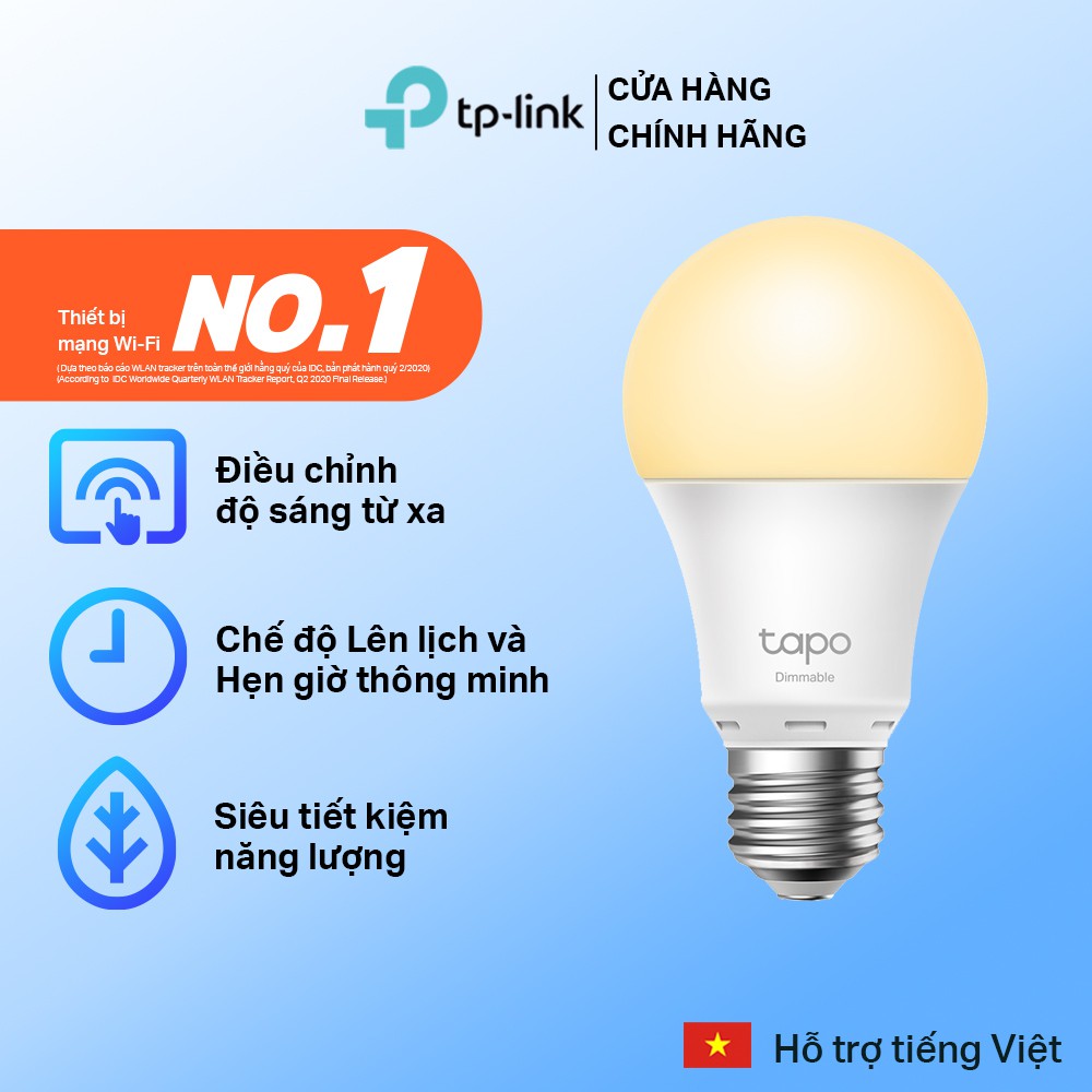 Bóng Đèn Wifi Thông Minh TP-Link Tapo L510E Điều Chỉnh Độ Sáng