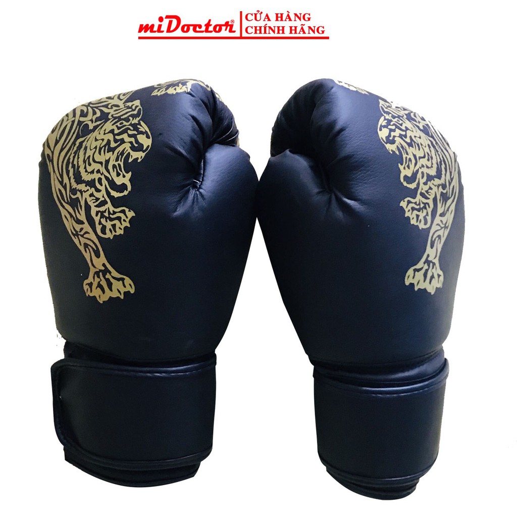 Găng Tay Đấm Bốc Boxing Cho Người Lớn Freesize Từ 40 đến 75Kg Chính Hãng miDoctor