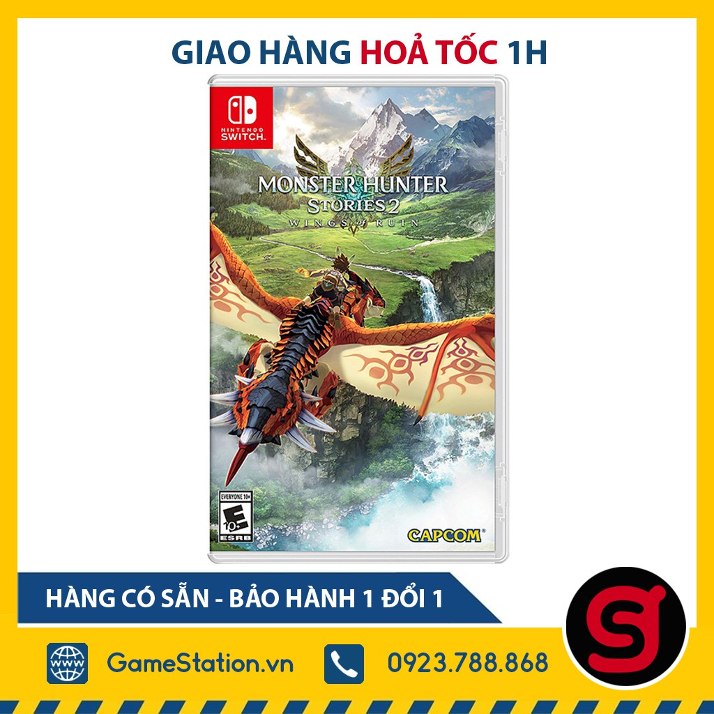 Băng Game Monster Hunter Stories 2: Wings of Ruin - Cho Nintendo Switch