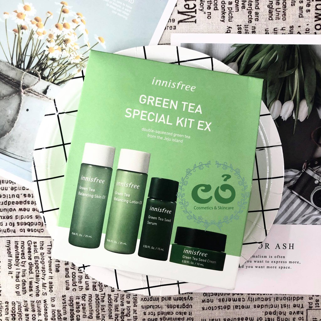 Bộ Dưỡng Da Innisfree Green Tea Special Kit EX