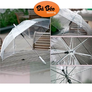 Ô trong suốt - Dù trong suốt - Ô dù đi mưa trong suốt thể hiện cá tính phong cách Hàn Quốc