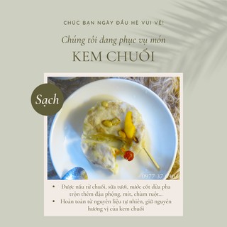 Kem Chuối Nước Cốt Dừa
