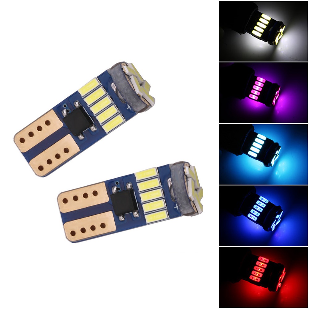 1 Bóng Đèn LED t10 194 t10 Canbus t10 15 SMD 4014 Dùng Làm Đèn Pha/Đèn Đỗ Xe Hơi