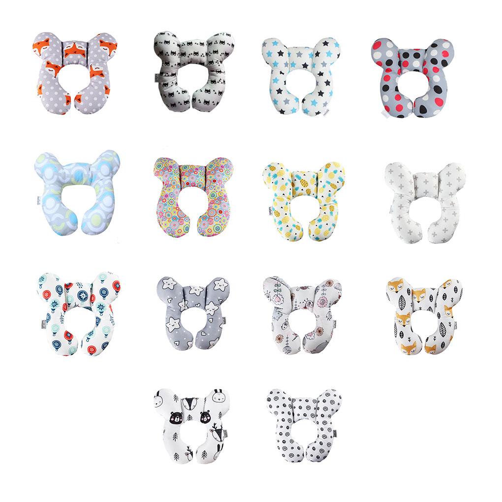 Gối Kê Cổ Mềm Mại Hình Chữ U Nhiều Màu Sắc Cho Bé