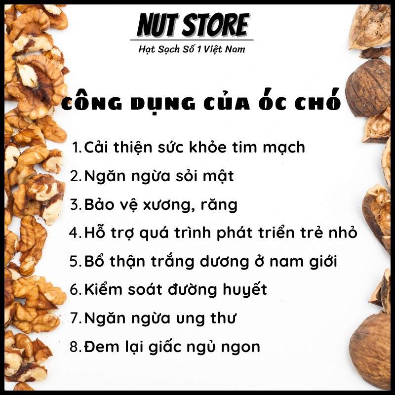 Nhân óc chó đỏ Nut Store 100g