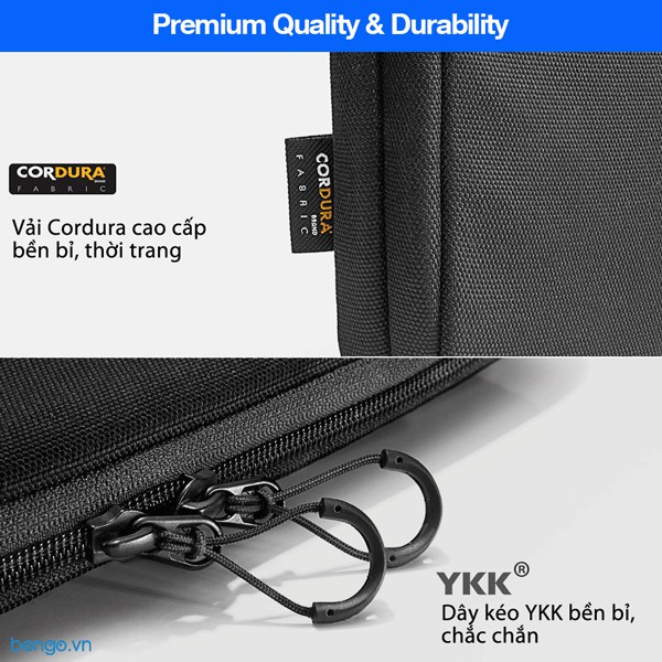 Túi xách chống sốc dành cho MacBook Pro 15" TOMTOC (USA) 360° Protection Premium - H13-E02