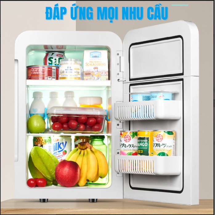 [HOT DEAL GIẢM GIÁ SỐC] Tủ lạnh mini 20L 2 ngăn có hiển thị nhiệt độ