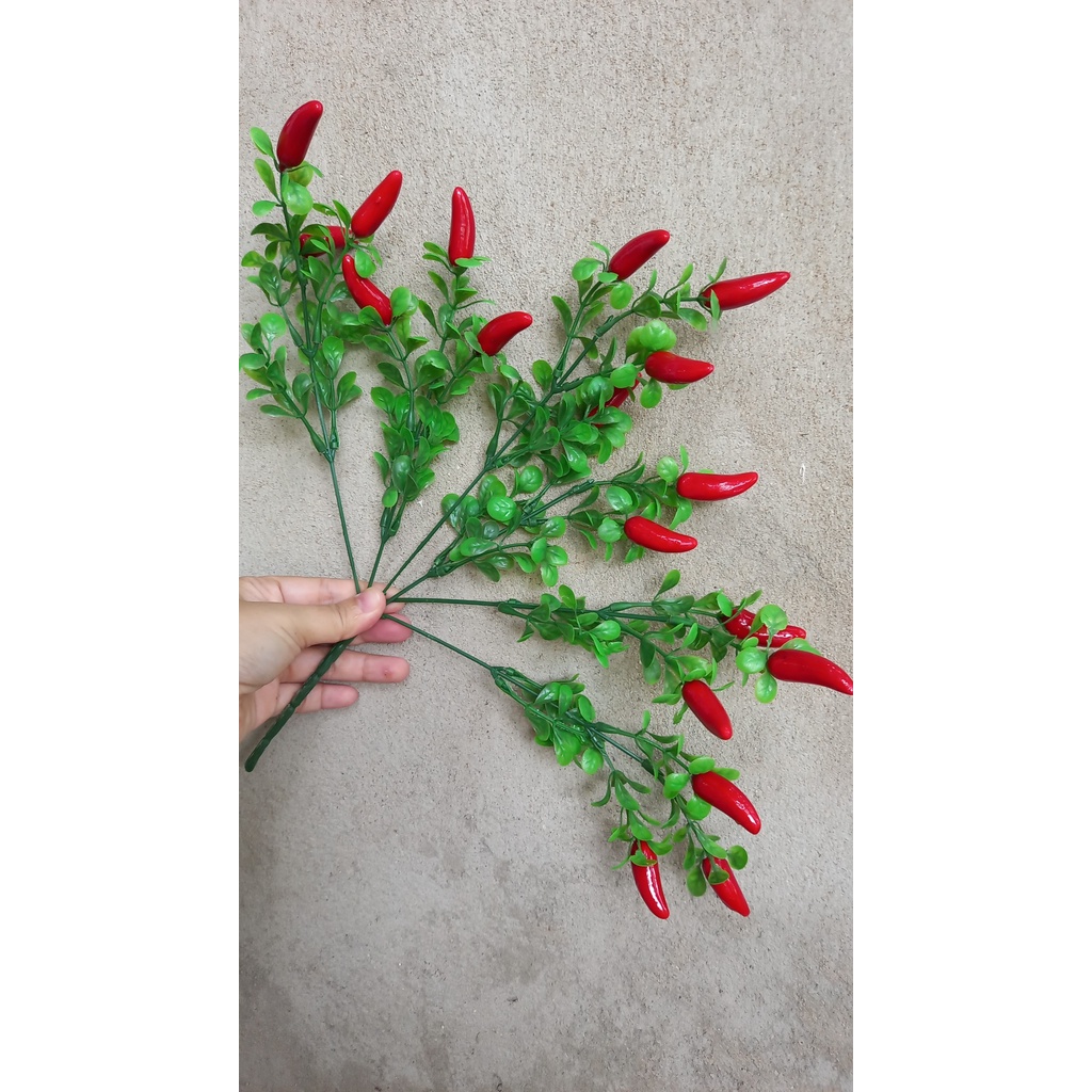 1 Bụi trái cây mini giả 35cm siêu cute - Hoa giả - Hương Flower