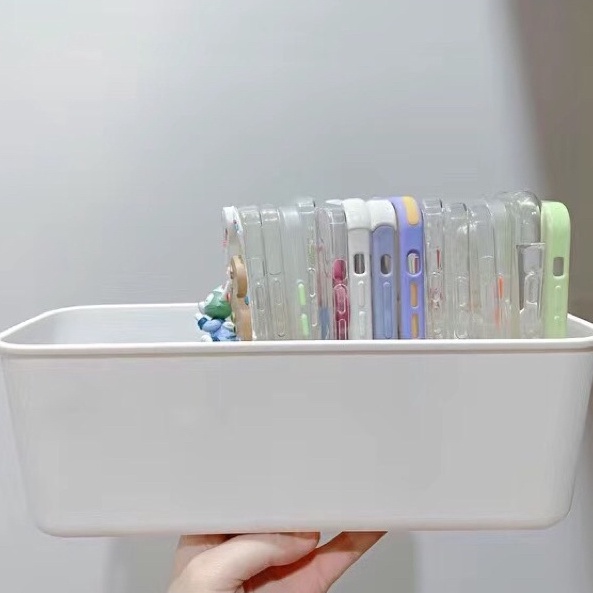 Khay nhựa trong suốt, khay nhựa trắng đựng ốp điện thoại, vừa bền vừa đẹp cho người mê ốp
