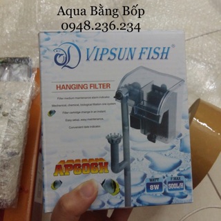 Lọc treo Vipsun Fish AP606H cho bể cá cảnh, bể thủy sinh