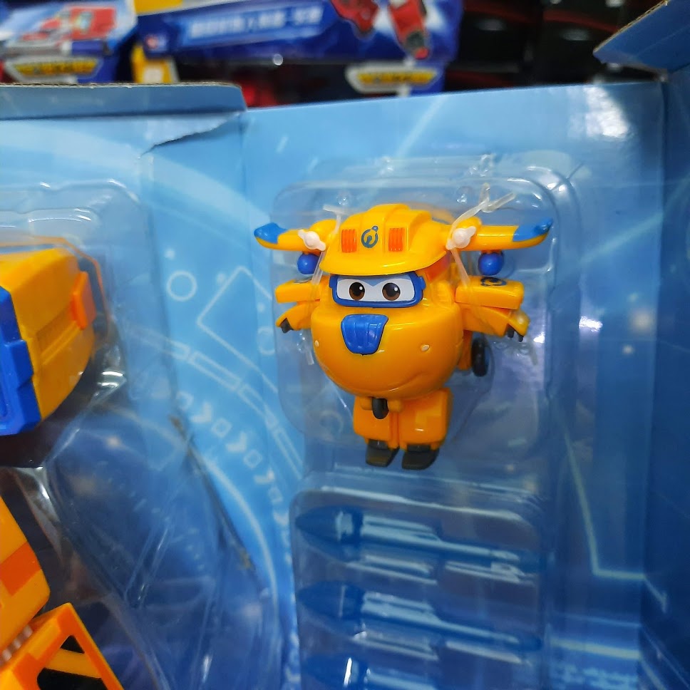 Super wings mô hình Siêu Robot Kết hợp siêu xe cứu hộ Donnie xây dựng nâng cấp đồ chơi đội bay siêu đẳng