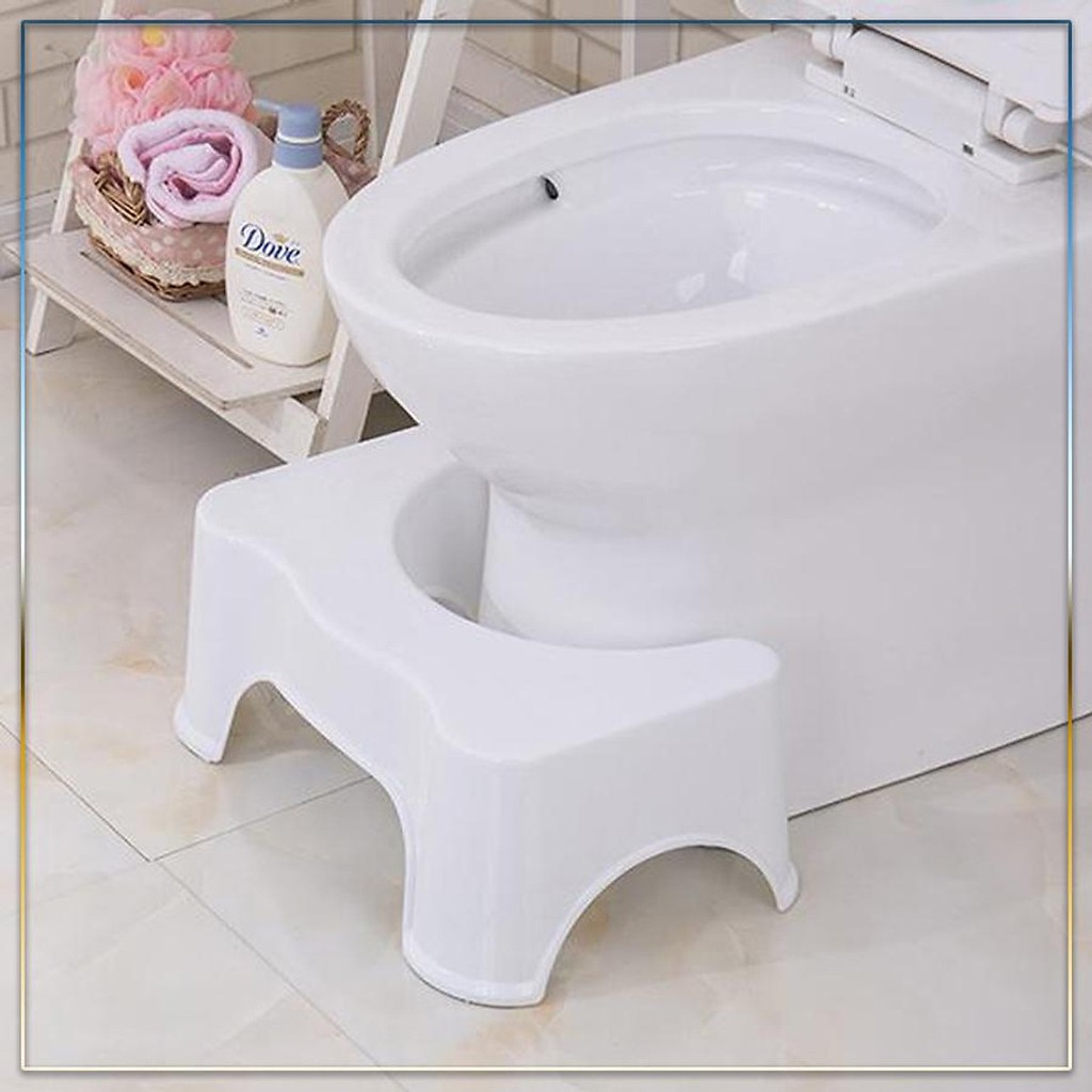 Ghế Kê Chân Cho Trẻ Em, Người Già Đi toilet Ghế Đi Vệ Sinh Trống Táo Bón INOCHI