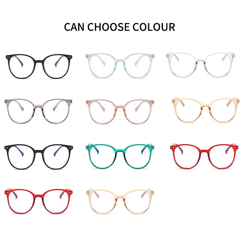 Mắt Kính Chống Ánh Sáng Xanh Phong Cách Retro Dành Cho Nam Nữ