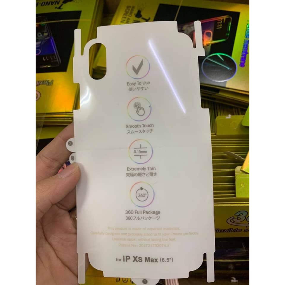 Dán PPF full viền-dán skin cho iphone 13/13 pro/13 promax/12/12pro/12promax/11/11pro/11promax/X/Xs/Xsmax/7plus/8plus