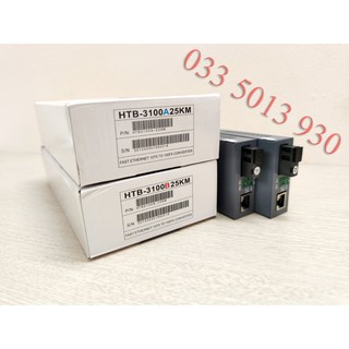 Converter Netlink HTB-3100A/B 25km 1Sợi