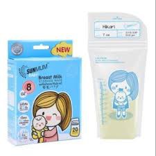 TÚI TRỮ SỮA MẸ SUNMOM 20PCS THÁI LAN