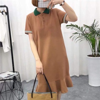 VÁY ĐUÔI CÁ MÀU NÂU TÂY CỰC XINH
