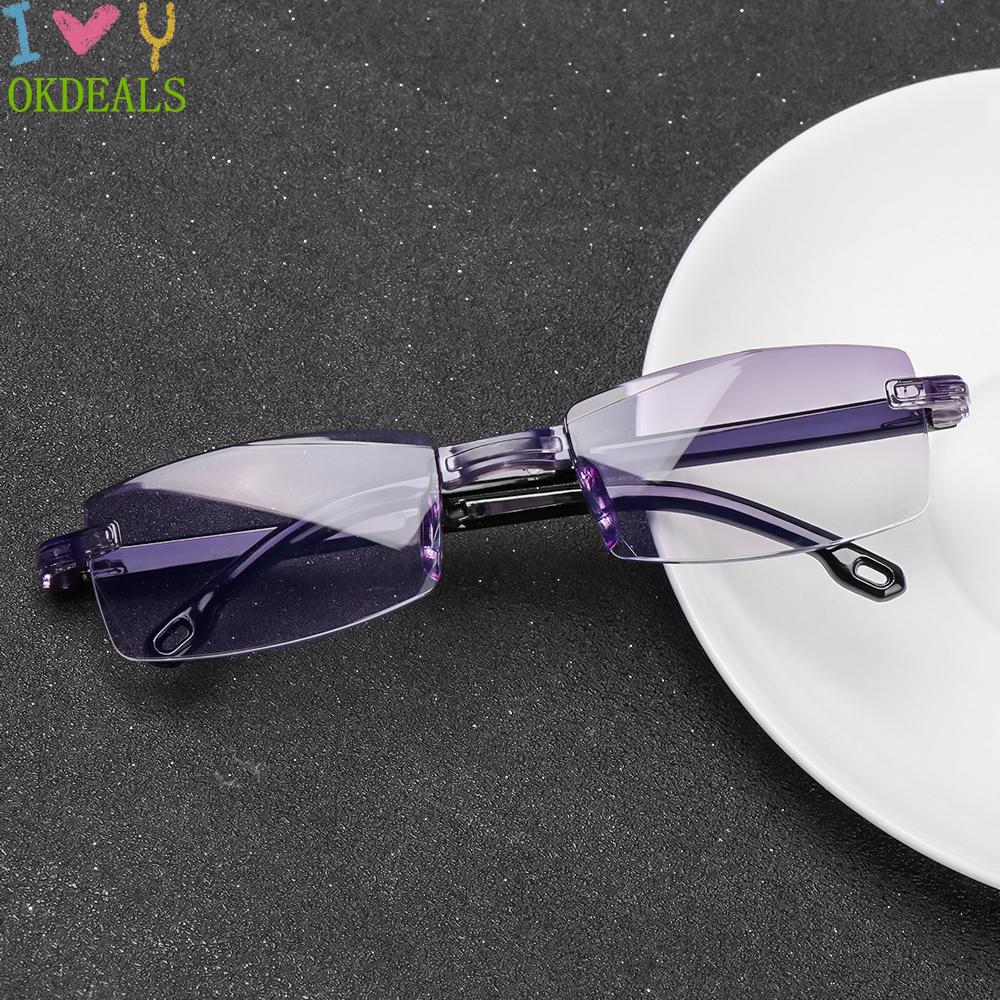 Mắt Kính Đọc Sách Chống Tia UV Xanh Dương Có Thể Gấp Gọn Siêu Nhẹ