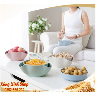 Bát có khay để vỏ