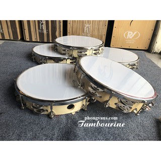 Trống lục lạc lắc tay gỗ 27cm